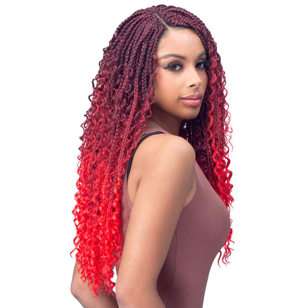 Bobbi Boss Synthetic Pre Looped Crochet Braids 3X Boho Box Braid 20