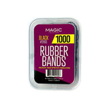 Magic Collection Black Rubber Bands 1000 pcs #2900 Black