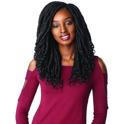 Sensationnel Synthetic Lulutress Braids – 3X Chunky Goddess Locs 16" (Color 2 only)