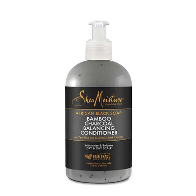 SheaMoisture African Black Soap Bamboo Charcoal Balancing Conditioner 13 oz