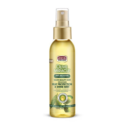 African Pride Olive Miracle Weightless Heat Protection & Shine Mist 4 OZ