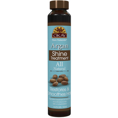 Okay Pure Naturals Argan Shine Treatment Restores & Smoothes Hair 0.6 OZ