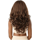 Outre 100% Human Hair Blend 13" x 6" 360 HD Lace Front Wig - Kalinda (1 - Jet Black & 613 only)