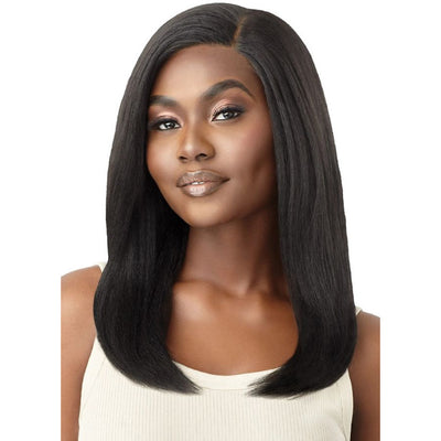Outre Synthetic Lace Front Wig - Natural Yaki 18" (613 only)