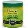 Texture My Way Keep It Curly Shea Butter & Olive Oil Ultra Defining Curl Pudding 15 OZ