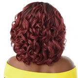 Outre Converti-Cap Synthetic Drawstring Half Wig - Lady Lioness (DR RED VELVET only)