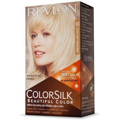 Revlon ColorSilk Beautiful Color Permanent Color – 03 Ultra Light Sun Blonde
