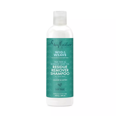 Shea Moisture Wig & Weave Tea Tree & Borage Seed Residue Remover Shampoo 13 OZ