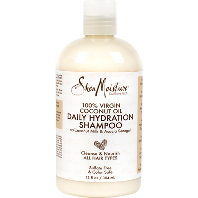 SheaMoisture 100% Virgin Coconut Oil Daily Hydration Shampoo 13 OZ