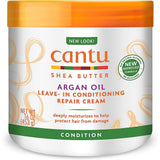 Cantu Shea Butter Argan Oil Leave-In Conditioning Repair Cream 16 OZ