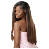 Outre Airtied Human Hair Blend Glueless Vanish HD+ Lace Frontal Wig - HHB-Perm Yaki 26"