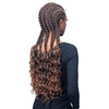 Bobbi Boss Natural Style Synthetic HD 360 Lace Front Wig - MLF629 Ghana Stitch Braid