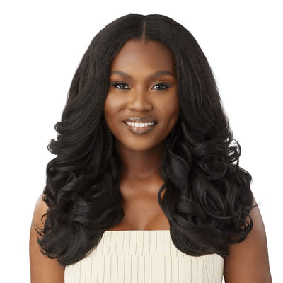 Outre Big Beautiful Hair Leave Out U-Part Wig – Dominican Body Curl 20"