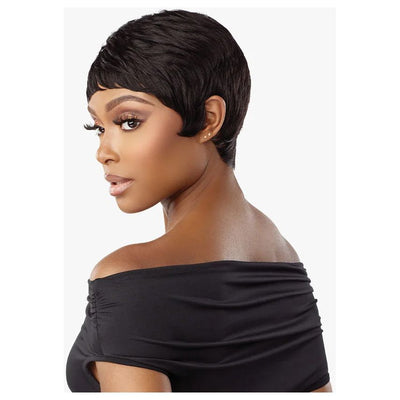 Sensationnel Empire Salt & Pepper 100% Human Hair Wig - Evie