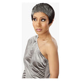 Sensationnel Empire Salt & Pepper 100% Human Hair Wig - Evie