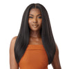 Outre 100% Human Hair Blend 5" x 5" Glueless Lace Closure Wig - HHB-Kinky Straight 24"