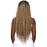 Outre Synthetic Pre-Braided 13" x 4" Glueless Lace Frontal Wig - Boho Box Braids 30"