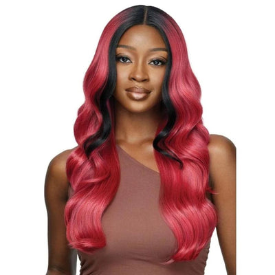 Outre Color Bomb Synthetic Glueless Lace Front Wig - Honor