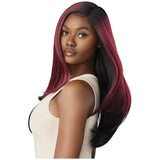 Outre Color Bomb Synthetic Lace Front Wig - Celina