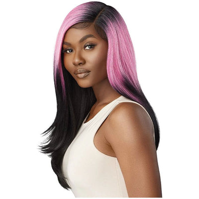 Pink wig divatress hotsell