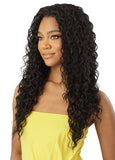 Outre Converti-Cap Synthetic Wet & Wavy Drawstring Half Wig - Curly Bliss
