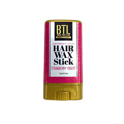 BTL Lightweight Styler Hair Wax Stick - Strawberry Yogurt 0.53 OZ