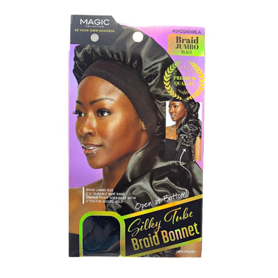 Magic Collection Silky Tube Braid Bonnet - BYOG404BLA