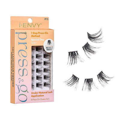 Kiss i-ENVY Press & Go Press-On Cluster Lashes - Special Day (Spiky) - IP10