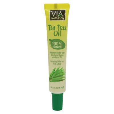 Via Natural 100% Natural Tea Tree Scalp & Skin Oil 1.5 OZ