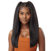 Outre 100% Human Hair Blend 5" x 5" Glueless Lace Closure Wig - HHB-Kinky Straight 24"