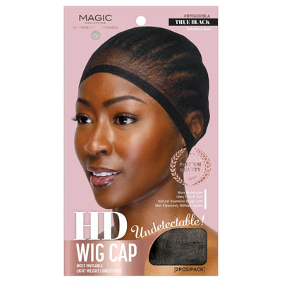 Magic Collection HD Undetectable Wig Cap - #BYOG301BLA True Black