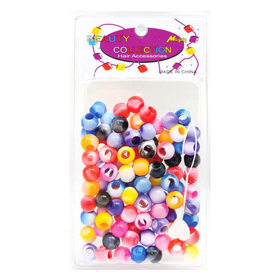 Magic Beauty Collection Large Packet Two Tone Beads Round - TONMIX