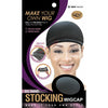 M&M Headgear Qfitt Stocking Wig Cap #5001 Black
