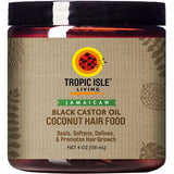 Tropic Isle Living Jamaican Castor Oil Coconut Hair Food Sealant & Moisturizer 4.0 OZ
