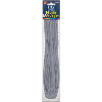 Beauty Town DIY Braiding Boutique Round Hair Wraps - Gray