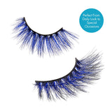 Kiss i-ENVY Color Couture Mixed Colored Blue Mink Lashes - IC07