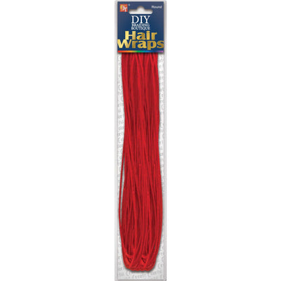 Beauty Town DIY Braiding Boutique Round Hair Wraps - Red