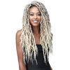 Bobbi Boss Synthetic Crochet Braids - Messy Faux Locs Curly Tips 18" (T4/27/613 only)