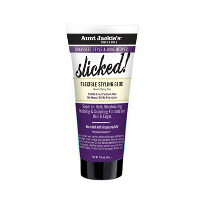 Aunt Jackie's Grapeseed Style & Shine Slicked Flexible Styling Glue 4 OZ