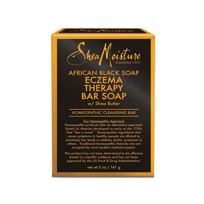 SheaMoisture African Black Soap Eczema & Psoriasis Therapy Bar Soap 5 OZ