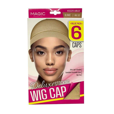 Magic Deluxe Stocking 6 Pack Wig Cap - #2225-6BLO