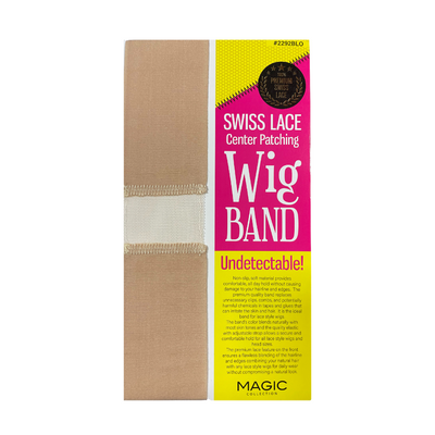 Magic Collection Swiss Lace Center Patching Wig Band #2292BLO