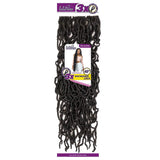 Sensationnel Lulutress Synthetic Crochet Braids - 3X Distressed Locs 40"