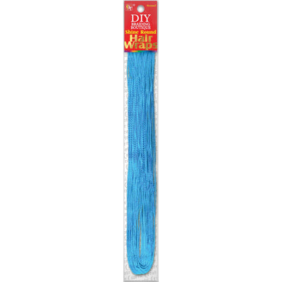 Beauty Town DIY Braiding Boutique Shine Round Hair Wraps - Royal Blue