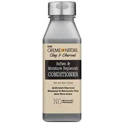 Creme Of Nature Clay & Charcoal Soften & Moisture Replenish Conditioner 12 OZ