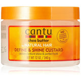 Cantu Shea Butter for Natural Hair Define & Shine Custard 12 OZ