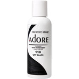 Creative Image Adore Shining Semi-Permanent Hair Color - 118 Off Black 4 OZ