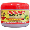 Via Natural Braiding Shine Jelo Extra Strength 8 OZ