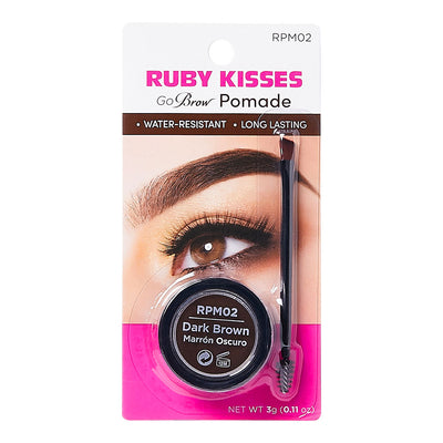 Ruby Kisses Go Brow Eyebrow Pomade – RPM02 Dark Brown