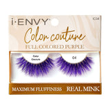 Kiss i-ENVY Color Couture Full Colored Purple Mink Lashes - IC04